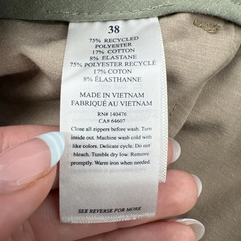 Faherty All Day Shorts Mens 38 Khaki Tan Lightweight Golf Drawstring 9